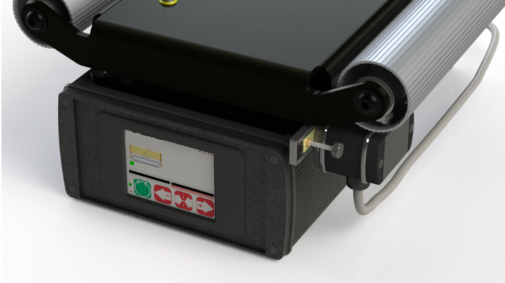 Fully integrated web guiding system with the operator interface