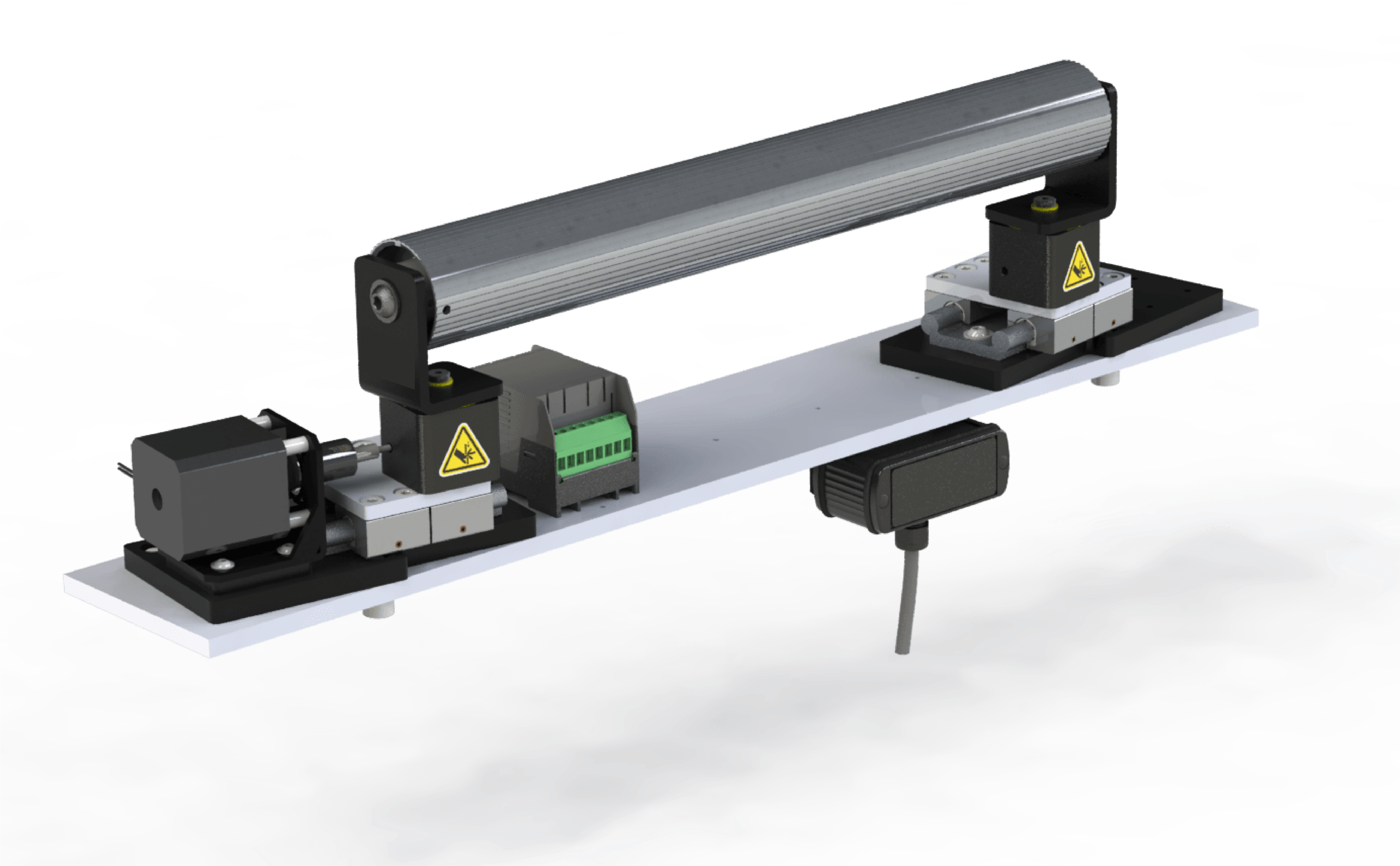 Narrow Web Steering Guide Assembly Front View