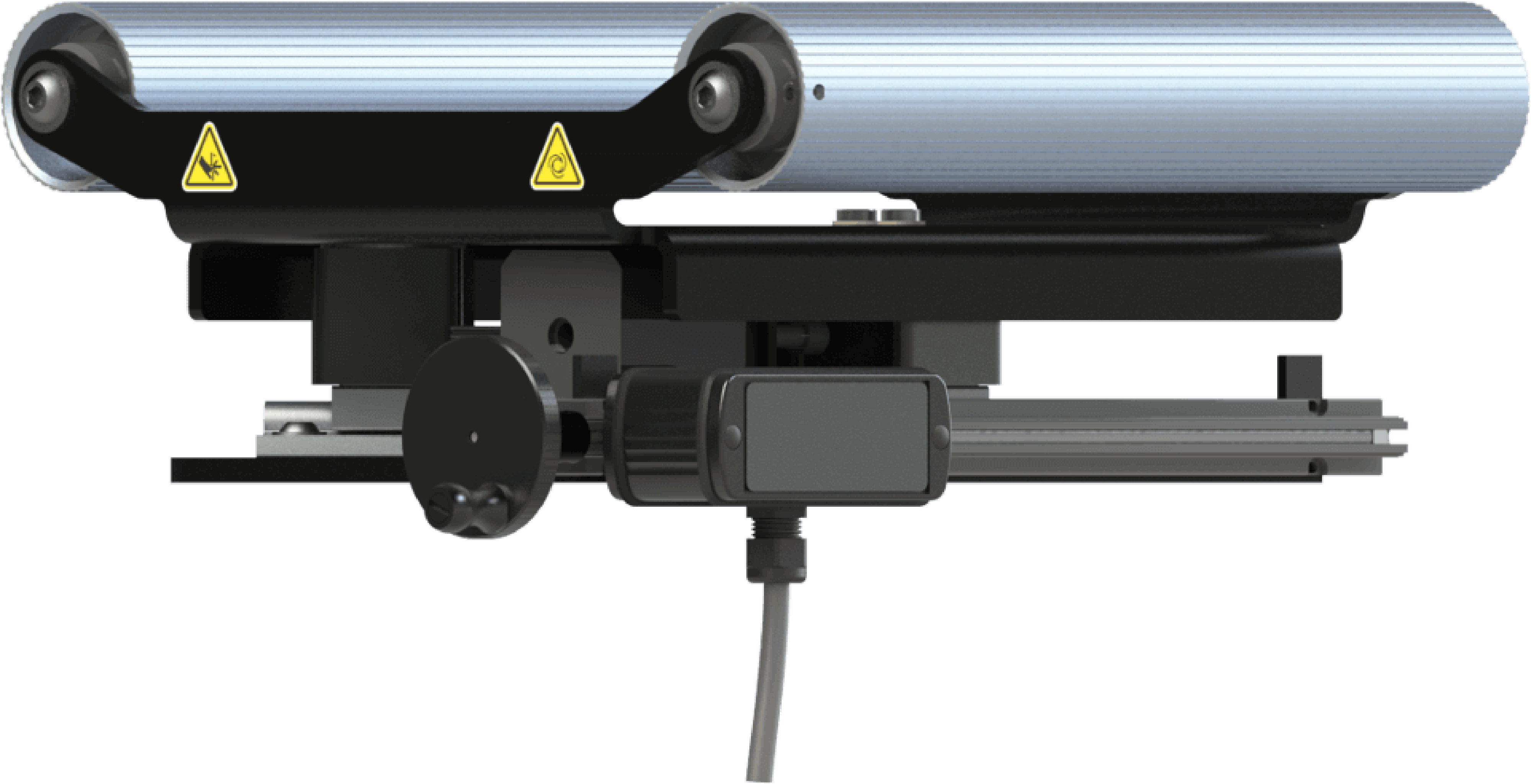 Low profile web guide with versatile roller platform