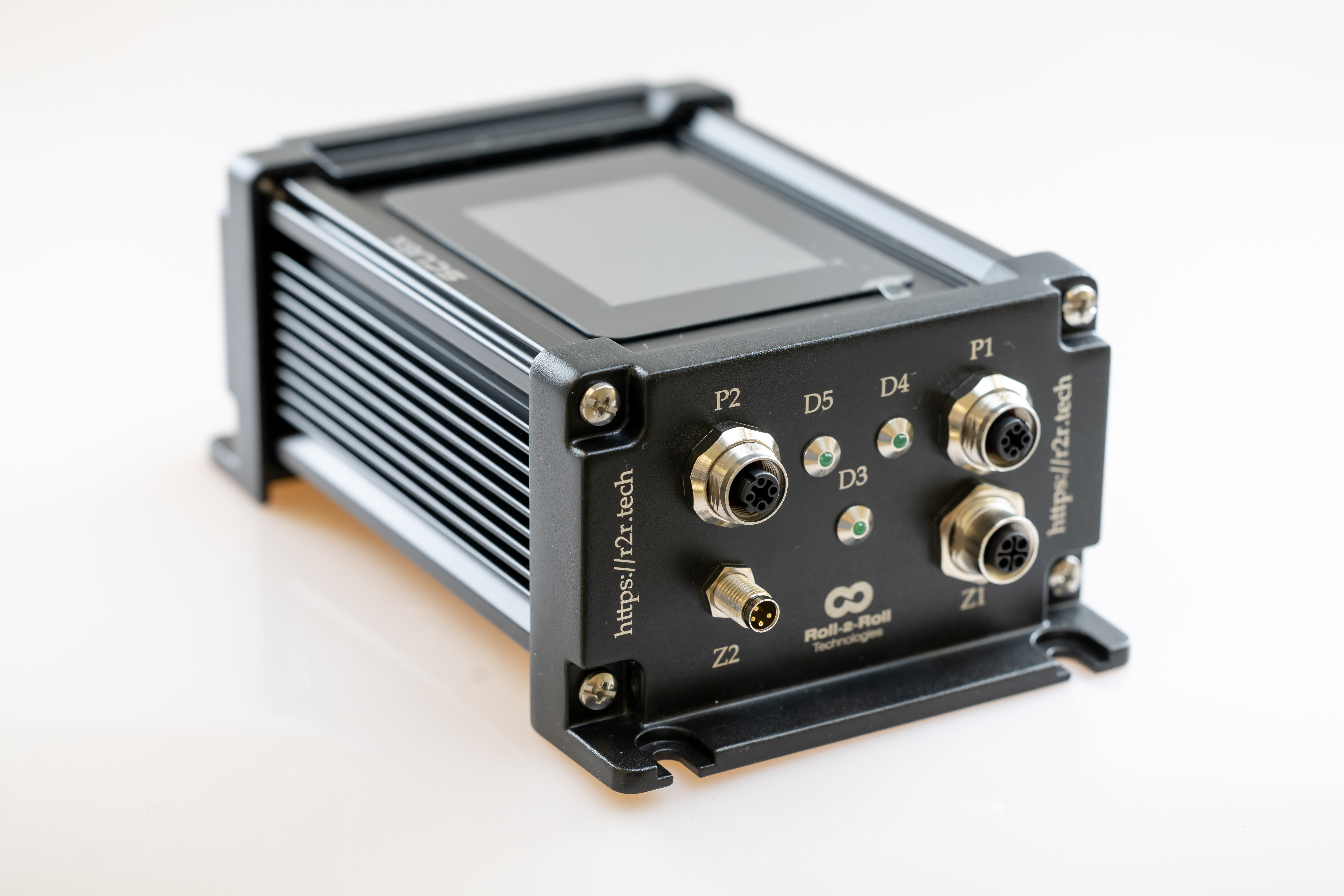 SCU6x Controller with sensor for web guiding, web width measurement, etc.