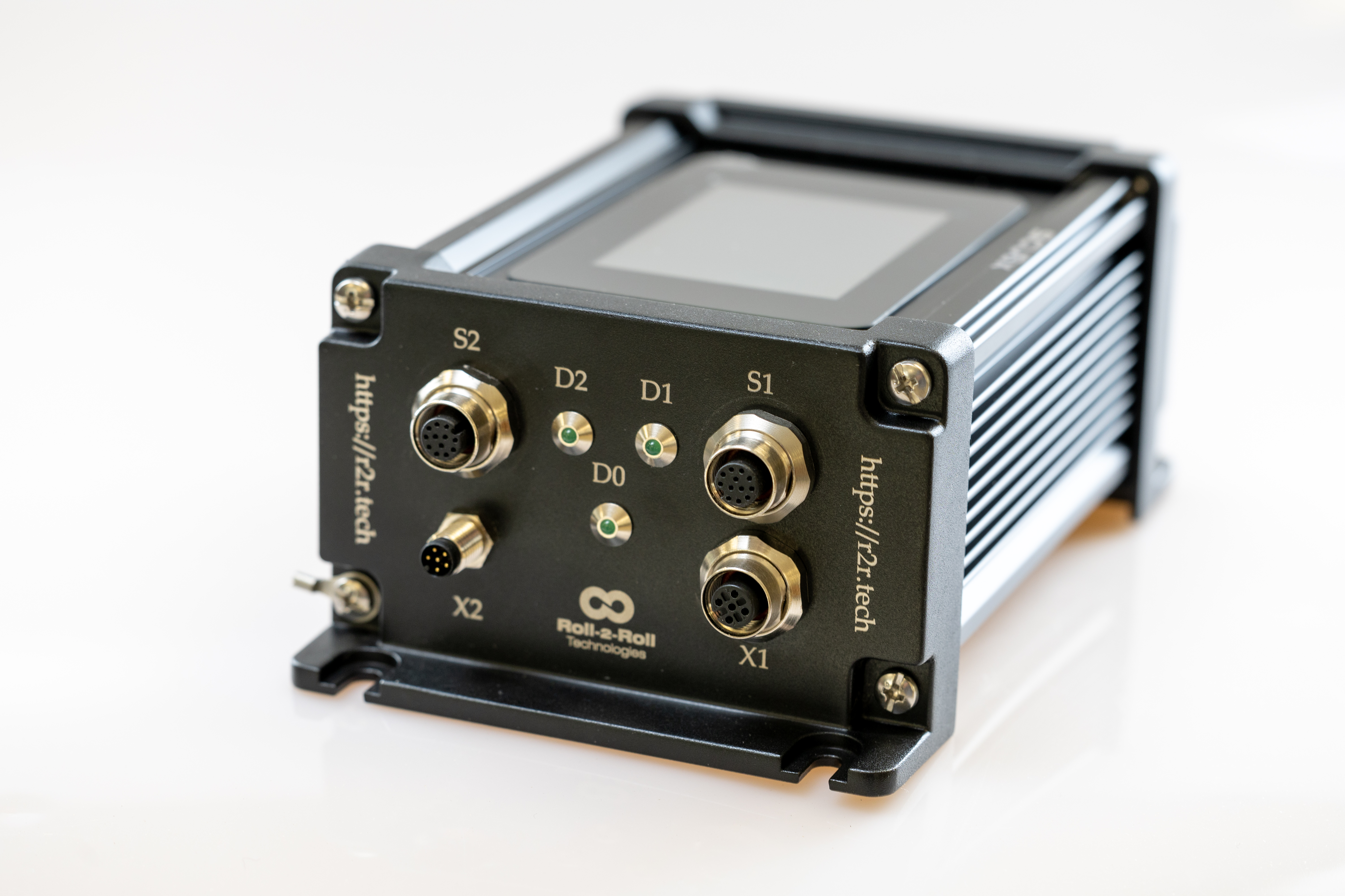 SCU6x Controller with sensor for web guiding, web width measurement, etc.