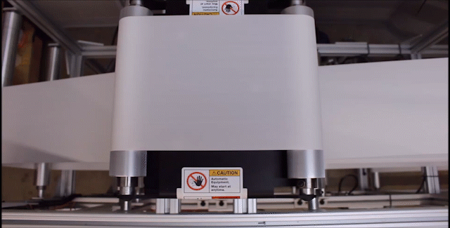 Animation showing the working of a guide mechanism.