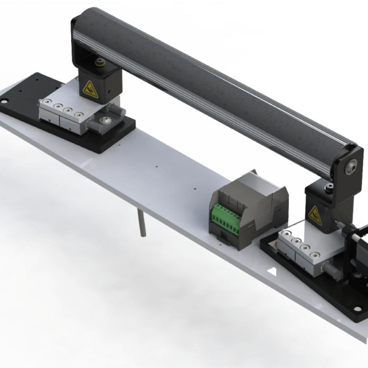 Narrow Web Steering Guide Assembly Rear View