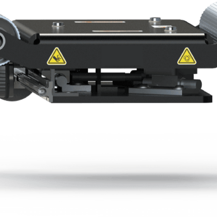 Low profile web guide with the ultra low roller assembly