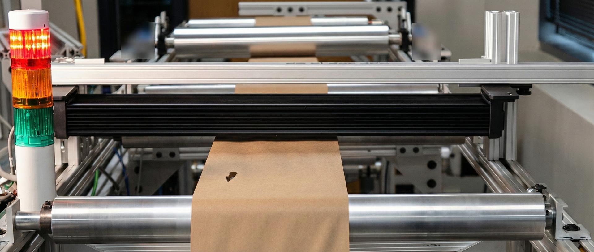 1DC 480 for surface defect detection like a void or a hole or a tear